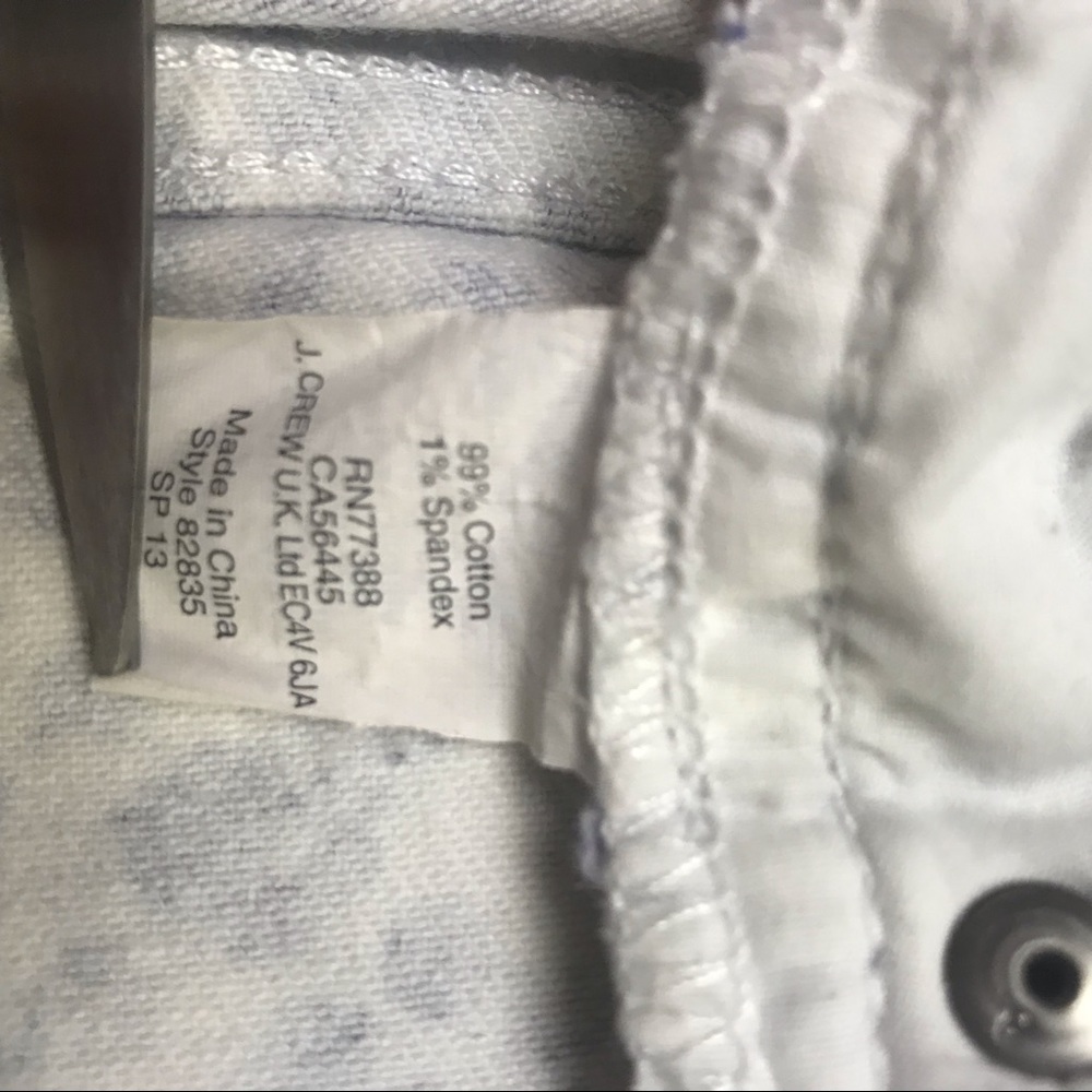 J. CREW Toothpick Floral Skinny Jeans - Picture 5 of 5